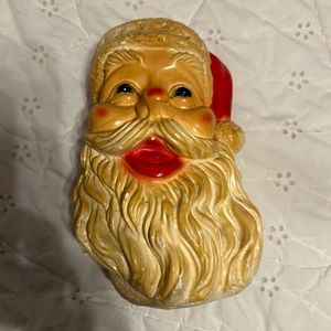 1960’s Silvestri Bros chalk-ware Santa Clause Head bank.